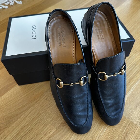 Gucci Jordaan Leather Loafers Black Men’s Size US 11/EU 10.5 (fits size US 12) main image 7